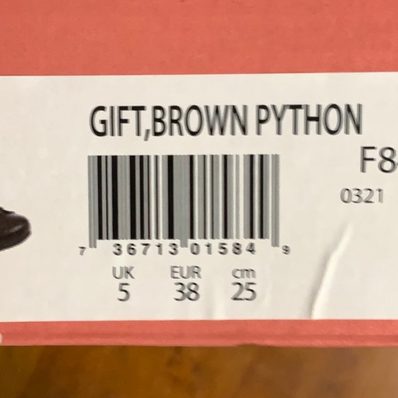 Soul Brown Python Slip On - Picture 7 of 7